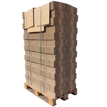 Palettenversand DHL - Faltkarton 350 x 250 x 100 mm - 1400 Stück pro Palette