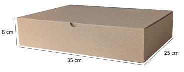 Preview: Palettenversand: Faltkarton DHL Päckchen klein – 348 × 246 × 79 mm (2000 Stk./Palette)