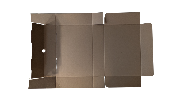 Palettenversand: Faltkarton DHL Päckchen klein – 348 × 246 × 79 mm (2000 Stk./Palette)